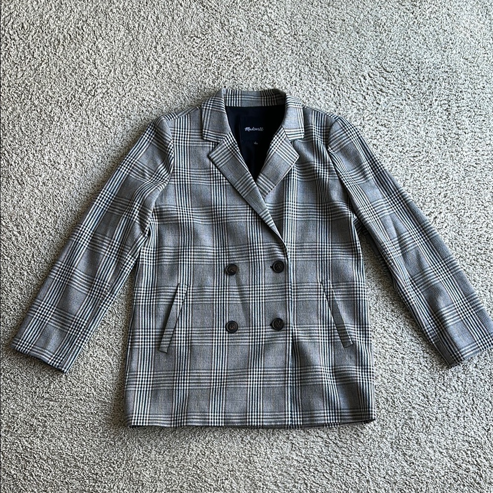Plaid Double-Breasted Women's Jacket by Madewell